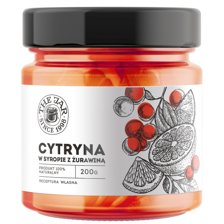 Cytryny w syropie z żurawiną The Jar (210 g)