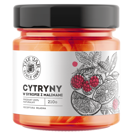 Cytryny w syropie z malinami The Jar (210 g)