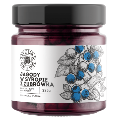 Jagody w syropie z żubrówką The Jar (235 g)