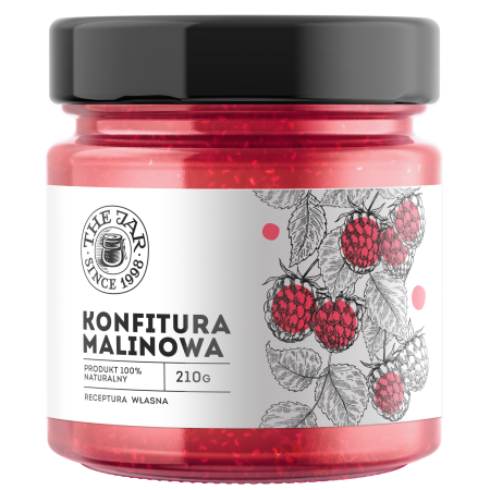 Konfitura malinowa The Jar (210 g)